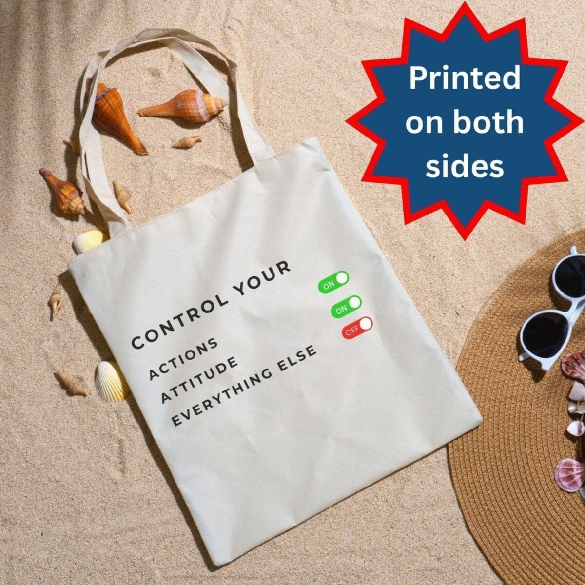 Take Charge of What Really Matters Tote Bag