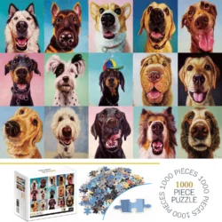 Dog Nose Puzzle 1000 Pieces | Fun Mindful Jigsaw by Spencer Vibes
