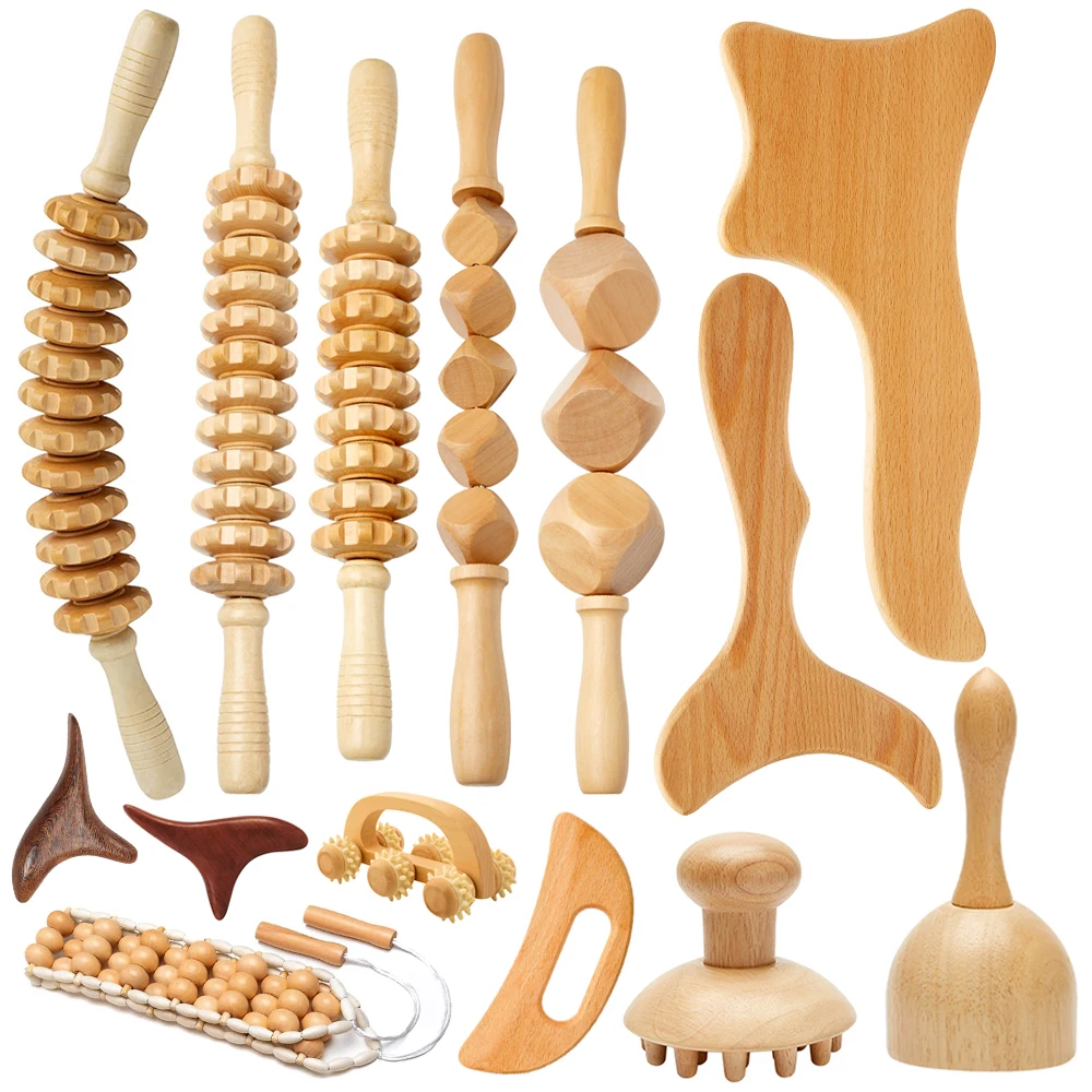 Wooden Massage Tools | Relaxation & Self-Care by Spencer Vibes