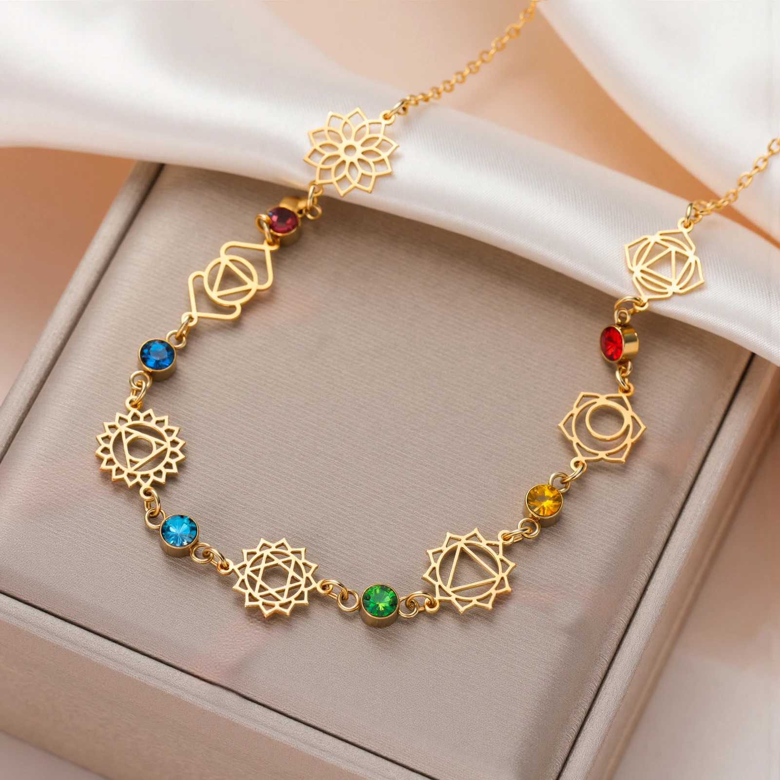 7 Chakra Harmony Necklace | Mindful Jewellery