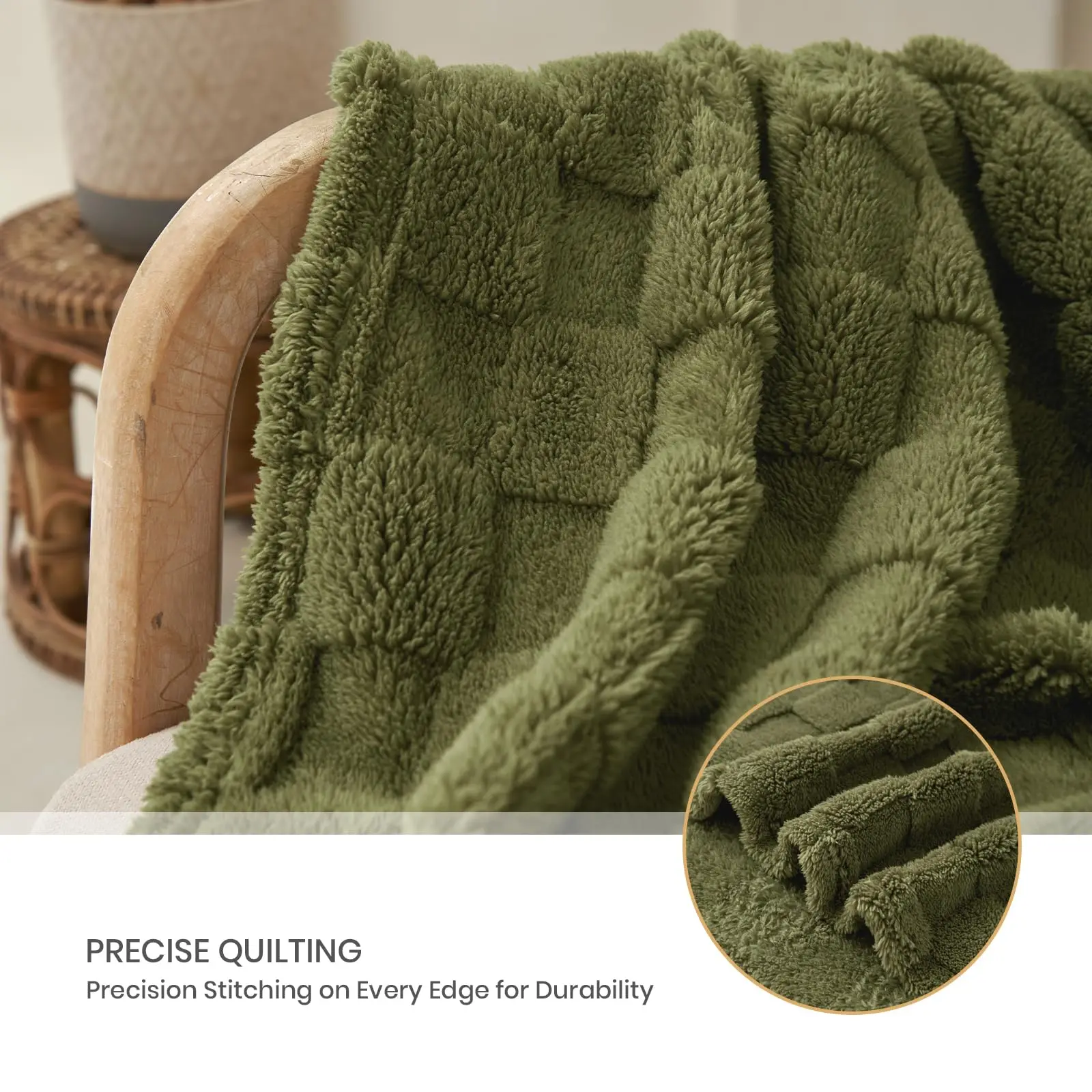 Fleece Sofa Throw Blanket | Soft Cosy Bed & Couch Throw - Image 2