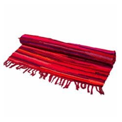 Large Rag Rug 150x90cm | Shocking Pink Premium Rug
