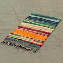 Large Rag Rug 150x90cm – Premium Rainbow Colours